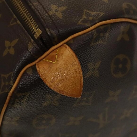 LOUIS VUITTON Monogram Keepall 55 Boston Bag M41424 LV Auth 132666 - Picture 10 of 16